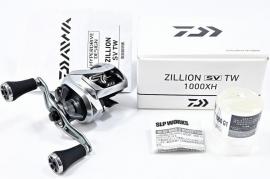 【ダイワ】 21ジリオン SV TW 1000XH SLPワークス 1000 G1 MAG-Z 1000シルバー スプール & カスタムハンドルノブ装着 DAIWA ZILLION