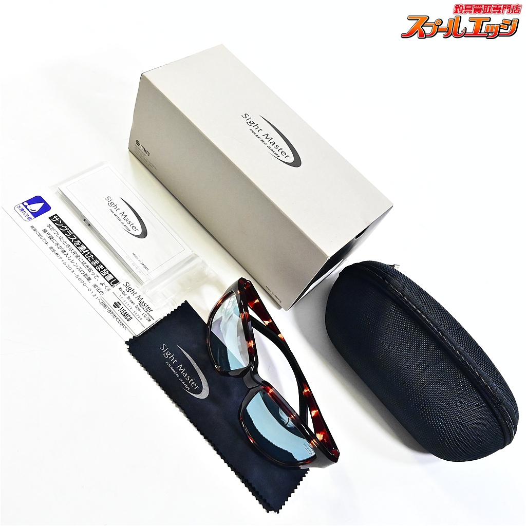 【ティムコ】 サイトマスター ウェッジ ブラウンデミ ライトグレー/シルバーミラー 偏光サングラス Sight Master Wedge K_060