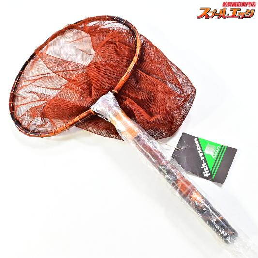 【ササキ】 渓流玉網 F-8108 天然樅材枠 N210D美 尺サイズ ランディングネット SASAKI K_100