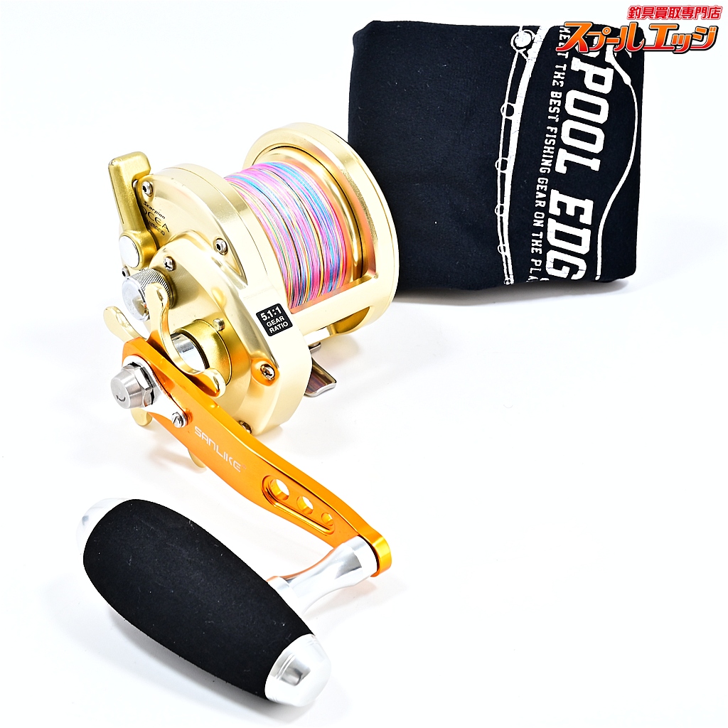 【シマノ】 スコーピオン オシアジガー 2000P サンライク95mパワーハンドルオレンジ装着 SHIMANO Scorpion OCEAJIGGER