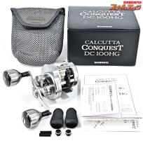 【シマノ】 20カルカッタコンクエストDC 100HG ゴメクサスA30カスタムハンドルノブ装着 SHIMANO CALCUTTA CONQUEST