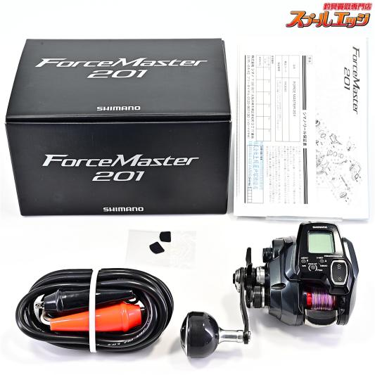 【シマノ】 22フォースマスター 201 使用距離11.9km 使用27.5時間 SHIMANO FORCE MASTER