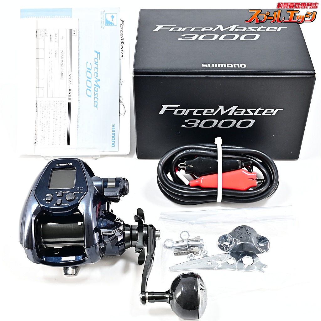 【シマノ】 22フォースマスター 3000 使用距離42.9km 使用70.5時間 SHIMANO FORCER MASTER