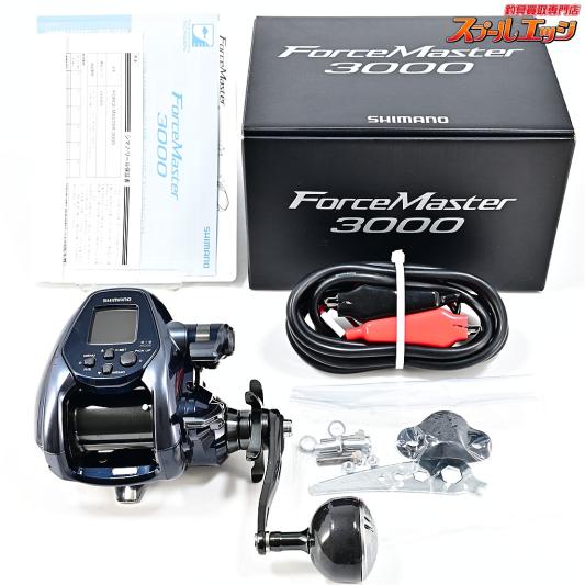 【シマノ】 22フォースマスター 3000 使用距離42.9km 使用70.5時間 SHIMANO FORCER MASTER