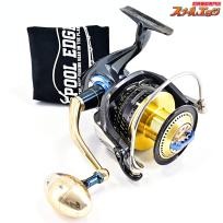 【ダイワ】 15ソルティガ 6500 オーシャンマークNL15ST6500HP&ソルティガZラジエーションドラグノブ&SLPW85mmマシンカットハンドル&アルミエッグノブゴールド装着 DAIWA SALTIGA