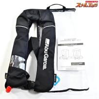 【アブガルシア】 インフレータブルフローティングジャケット BSJ2620RS2 ブラック サイズフリー 2025年2月製造分 桜マーク有 フローティングベスト Abu Garcia K_060