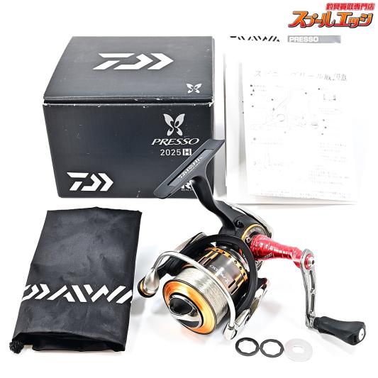 【ダイワ】 14プレッソ 2025H ドライブ ウェーブ シングルMP7 エクストリームレッド フラットノブ装着 DAIWA PRESSO