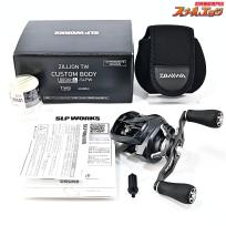 【ダイワxSLPワークス】 ジリオン TW カスタムボディ 1000XHL-SLPW RCS SVブースト1000G1スプール&RCSB 95mmカーボンクランクハンドル&パワーライトノブS&SLPW ハイグリップザイオンスタードラグ クリア装着 DAIWA SLPWORKS ZILLION CUSTOM BODY