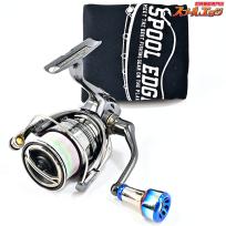 【シマノ】 24ツインパワー C3000MHG リブレffハンドルノブファイヤー&ブルー装着 SHIMANO TWIN POWER