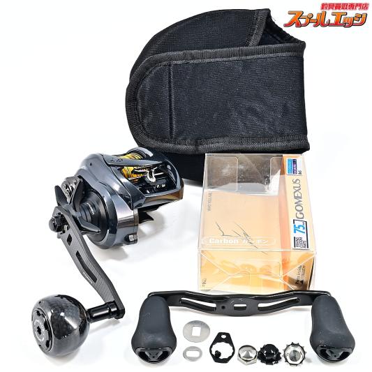 【ダイワ】 21タトゥーラ 300 ゴメクサスカスタムハンドル75mm&カスタムハンドルノブ38mm装着 DAIWA TATULA