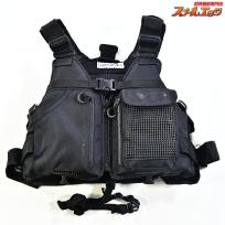 【リバレイ】 RBB ロックショアベストIII 3 ブラック サイズフリー RIVALLEY K_100