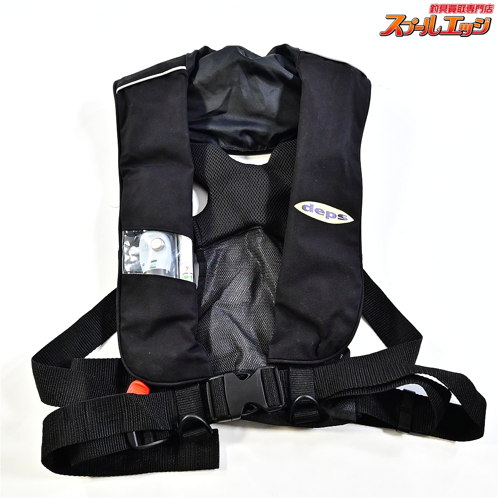 【デプス】 オートインフレータブル PFD DPS-2220RSE スタイルオブデプスタイプ 2019年12月製造 桜マーク有 DEPS LIFE Jacket K_060