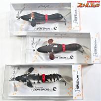 【フィッシュアロー】 お散歩シリーズ ボーンダックスくん ブラックタン/ホワイトコーチドッグ 3個セット Fish Arrow BONE DACHS-kun 淡水用ルアー K_060