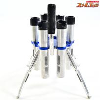 【ドライブ】 フュージョン ロッドスタンド 4本仕様+2本増設 6本仕様 有頂天ブルー 限定カラー DLIVE Fusion ROD STAND K_100
