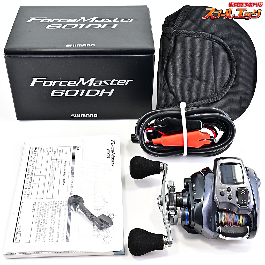 【シマノ】 24フォースマスター 601DH 使用距離0.7km 使用時間2時間 SHIMANO FORCE MASTER