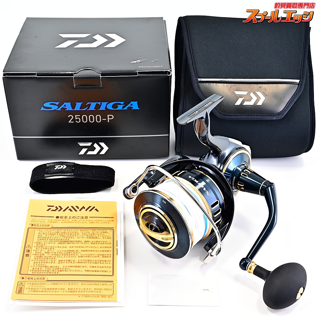 【ダイワ】 25ソルティガ 25000-P 未使用PEラインアバニキャスティングSi-X12号300m装着 DAIWA SALTIGA