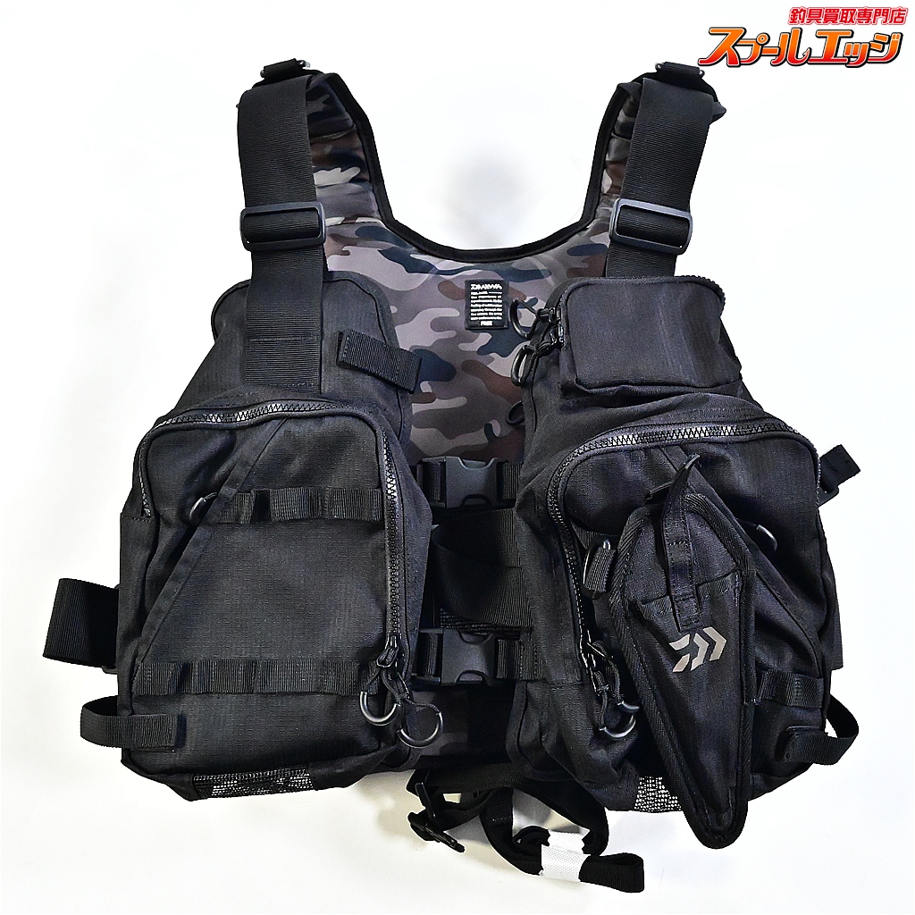 【ダイワ】 フロートゲームベスト DF-6206 ブラック フリー フローティングベスト DAIWA K_100