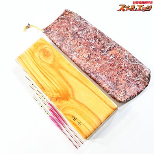 【忠相x相模屋】 ヘラ浮き 1/2/3 ピンク 3本セット 泡水工房 浮子箱付 TADASUKExSAGAMIYA K_060