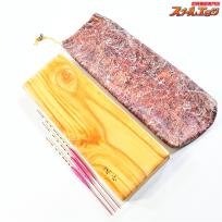 【忠相x相模屋】 ヘラ浮き 1/2/3 ピンク 3本セット 泡水工房 浮子箱付 TADASUKExSAGAMIYA K_060