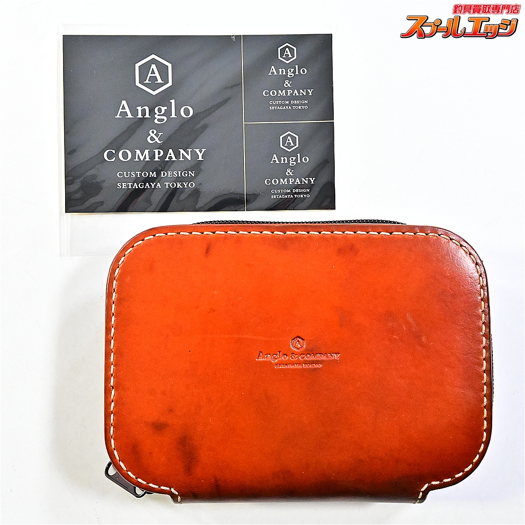 【アングロ&カンパニー】 オリジナルルアーワレット レザーワレット ブラウン Anglo&company K_060