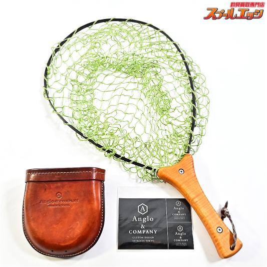 【アングロ&カンパニー】 ホーボーツールズ フォールディングネット ランディングネット インスタネット グリーン ネット幅400x300mm Anglo&company HOBO TOOLS K_060