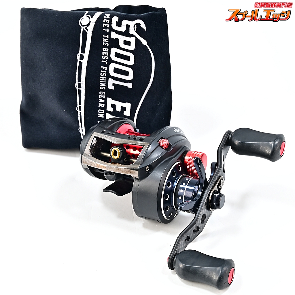 【アブガルシア】 アンバサダー レボ MGX-L SHS ギア比7.9:1 KTF90mmオフセットカーボンハンドル/メカニカルキャップ&アブワークスシャロースプール装着 Abu Garcia Revo