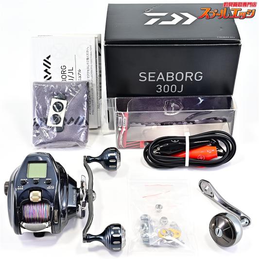 【ダイワ】 21シーボーグ 300J PEラインタナトル3号400m装着 使用距離68.8km 使用94時間 DAIWA SEABORG