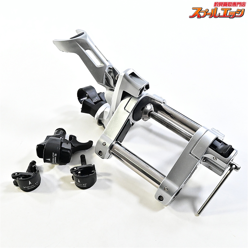 【シマノ】 Vホルダー SP タイプG シルバー 時短着脱ゲキハヤサポート付 SHIMANO V-HOLDER TYPE-G K_060