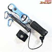 【スタジオオーシャンマーク】 オーシャングリップ OG2510 ネイビーブルー SOMカールコード1400&カラビナ装着 STUDIO-OCEAN-MARK OCEAN GRIP K_060