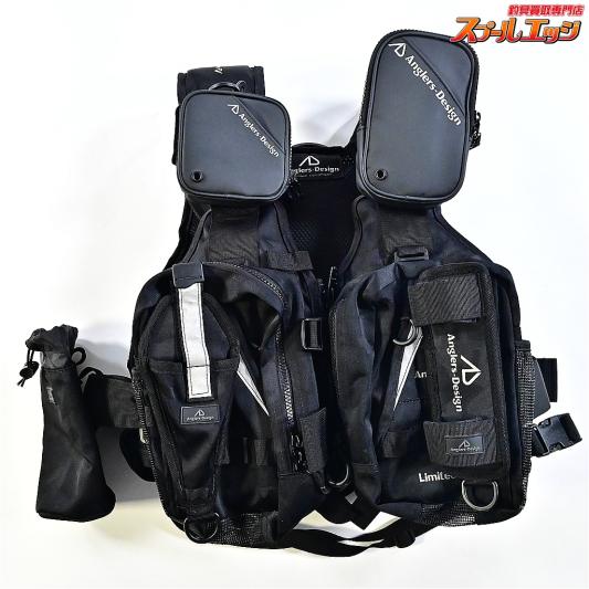 【アングラーズデザイン】 エクストリーム3 III ブラックリミテッド ブラックカモフラージュ アングラーズデザイン リーダーポーチ&システムアップバッグ装着 Anglers-Design EXTREAME K_060
