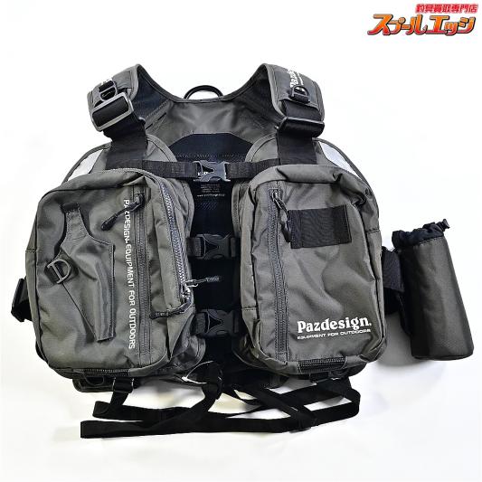 【パズデザイン】 PSL マルチゲームベスト SLV-027 ガンメタブラック サイズフリー Pazdesign K_100