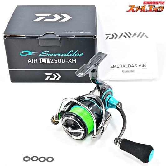 【ダイワ】 21エメラルダス エア LT 2500-XH 未使用PEライン ダイワデュラセンサーX8 0.8号200m装着 DAIWA EMERALDAS AIR