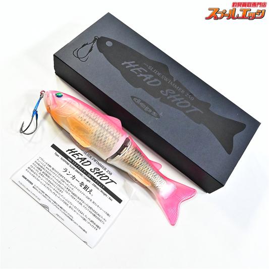 【デプス】 ニュースライドスイマー 250 ヘッドショット チェリーメタル deps new SLIDESWIMMER HEAD SHOT 海水用ルアー K_060