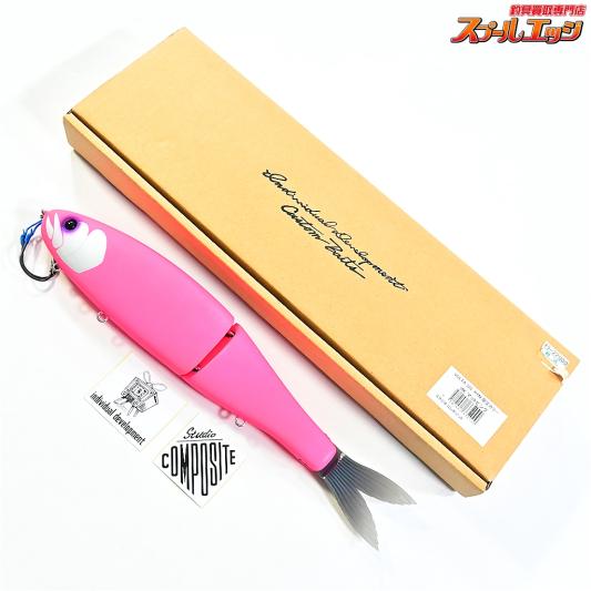 【スタジオコンポジットxツネミ】 ボルタ 325 RTM限定カラー MKマットピンク ヘッドショット仕様 TUDIO COMPOSITE VOLTA 海水用ルアー シーバス K_060