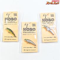 【アングロ&カンパニー】 ホーボー 45S シンキング 3個セット カエル入り Anglo&Company HOBO 淡水用ルアー 渓流 K_060