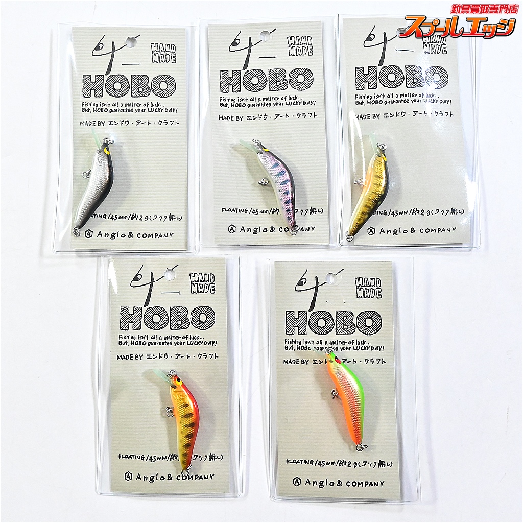 【アングロ&カンパニー】 ホーボー 45MD 5個セット Anglo&Company HOBO 淡水用ルアー 渓流 K_060