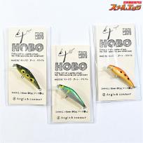 【アングロ&カンパニー】 ホーボー 50S シンキング 3個セット カエル入り Anglo&Company HOBO 淡水用ルアー 渓流 K_060
