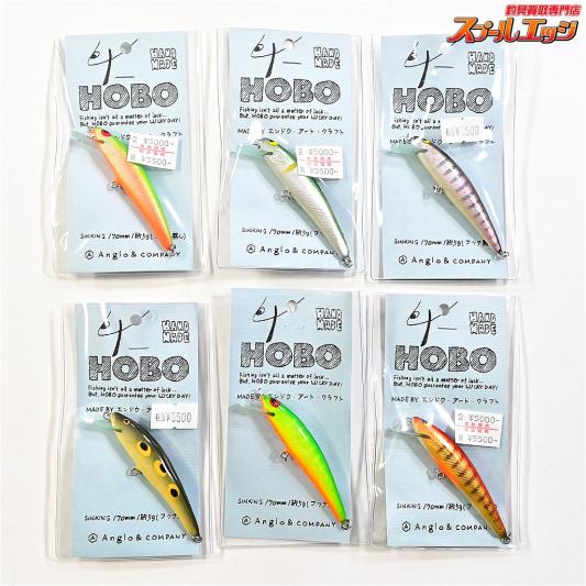 【アングロ&カンパニー】 ホーボー 70S シンキング 6個セット カエル入り Anglo&Company HOBO 淡水用ルアー 渓流 K_060