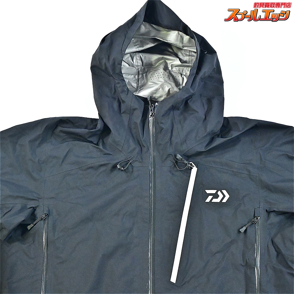 【ダイワ】 ゴアテックス パックライト プラス レインスーツ 上下セット DR-1621 サイズアジア2XL ブラック DAIWA GORE-TEX PACLITE PLUS K_100
