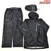 【ダイワ】 ゴアテックス パックライト プラス レインスーツ 上下セット DR-1621 サイズアジア2XL ブラック DAIWA GORE-TEX PACLITE PLUS K_100