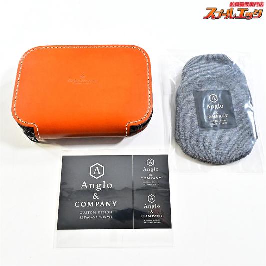 【アングロ&カンパニー】 オリジナルルアーワレット レザーワレット ブラウン リールソックスオリーブ付 Anglo&company K_060