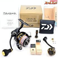 【ダイワ】 23レガリス LT 4000-CXH 60mmカスタムハンドル&ノブ装着 ゴメクサスハンドル63mm&ハンドルノブ35mm&リールスタンド&ラインローラー付 DAIWA LEGALIS