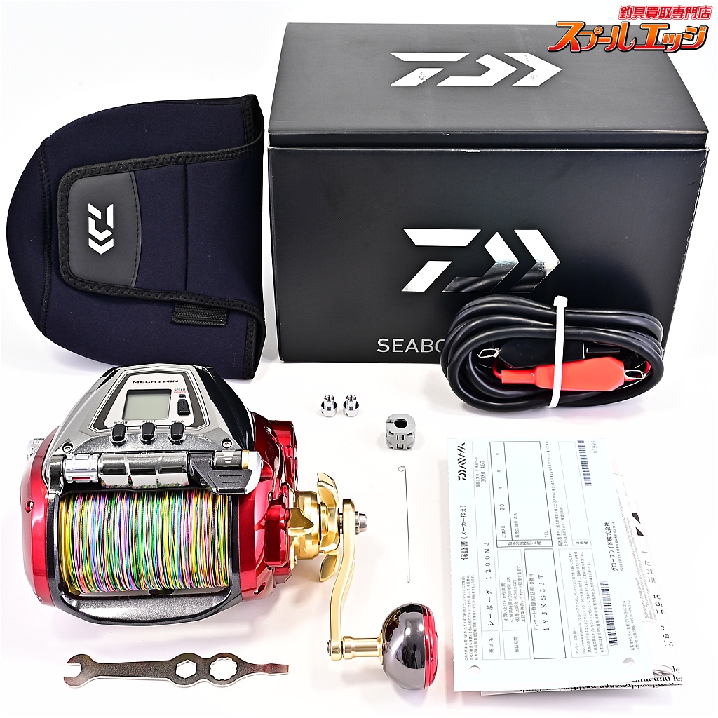 【ダイワ】 17シーボーグ 1200MJ 使用距離8km 使用11時間 DAIWA SEABORG