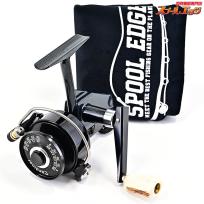 【アブ】 カーディナル 3BP FNなし IOSラインローラーハイパーゴールド&スタッグカスタムハンドルノブ装着 ABU Cardinal