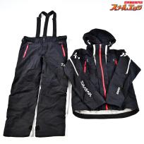 【ダイワ】 ゴアテックス プロダクツ コンビアップレインスーツ DR-1504 ブラック サイズM DAIWA GORE-TEX K_100