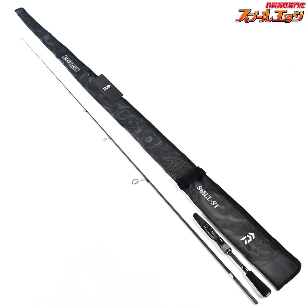 【ダイワ】 24ブラックレーベル S68UL-ST DAIWA BLACK LABEL バス スピニングモデル K_225