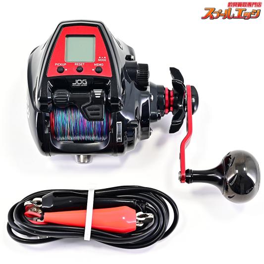 【ダイワ】 23レオブリッツ S500JP 使用距離16km 使用21時間 ハイテン45mmカスタムハンドルノブ装着 DAIWA LEOBRITZ