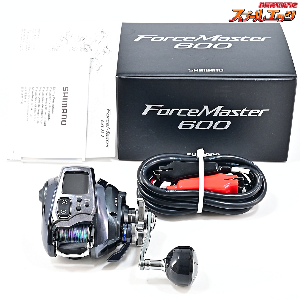 【シマノ】 23フォースマスター 600 使用距離2km 使用11.5時間 SHIMANO FORCE MASTER