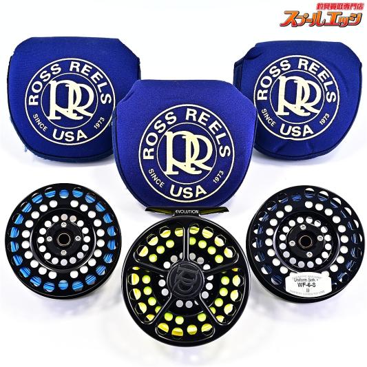 【ロスリール】 エボリューション #3 ブラック スペアスプール2個付 ROSS REELS Evolution