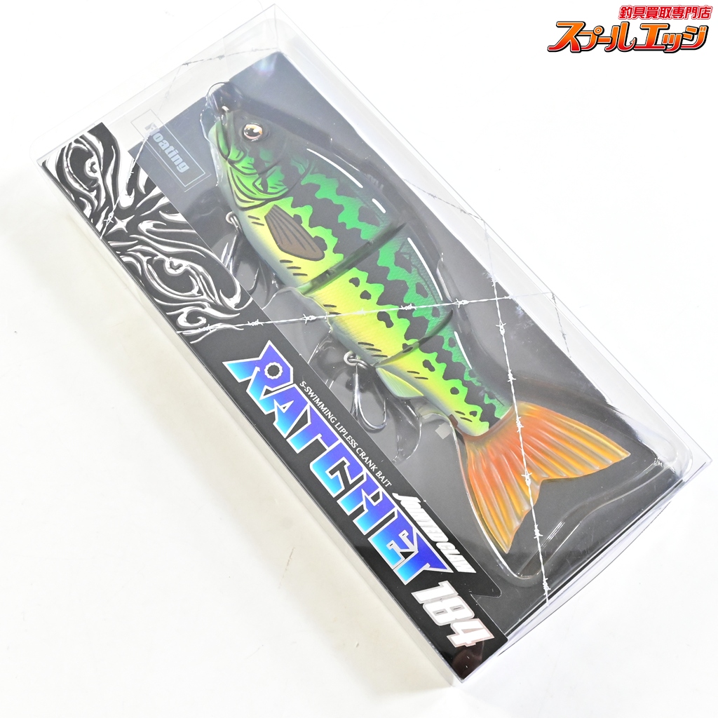 【ガンクラフトxペイントルーム雅】 ジョインテッドクロー ラチェット 184 タイプF 限定カラー GUN-CRAFT PAINT ROOM MIYABI JOINTED CLAW RATCHET 淡水用ルアー K_060